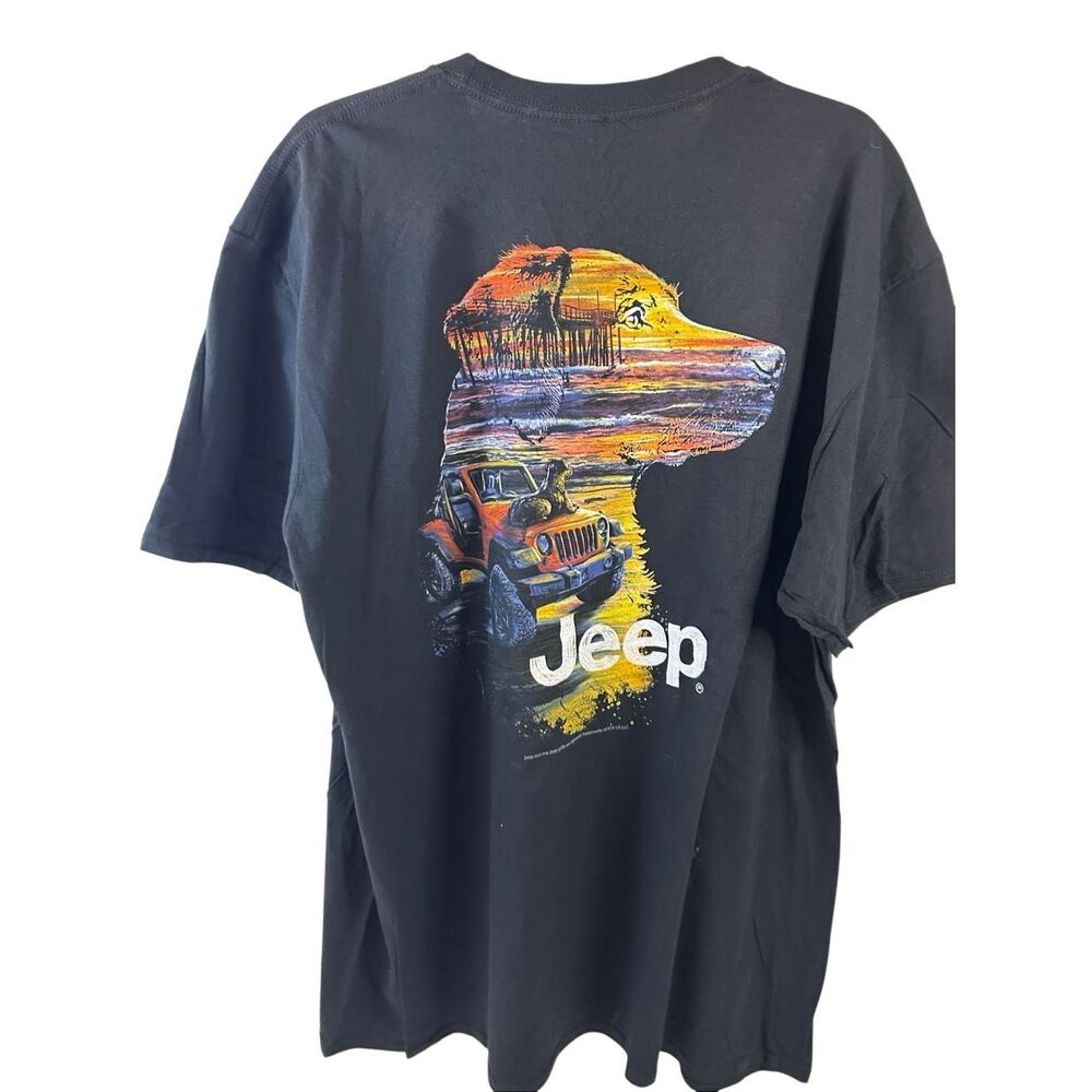 Jeep JEDCO tshirt‎ shirt XXL truck and Dog new